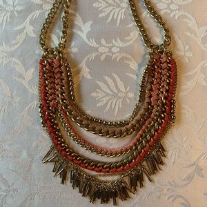Stella & Dot Coral bib